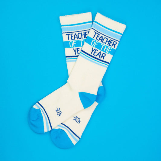 Teacher Of The Year Gym Crew Socks