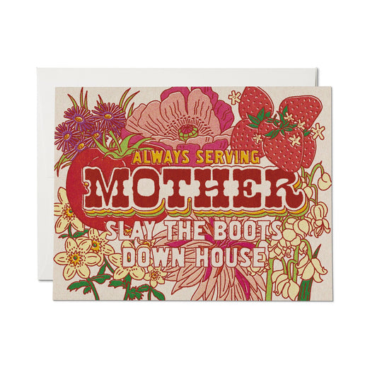 Always Serving greeting card