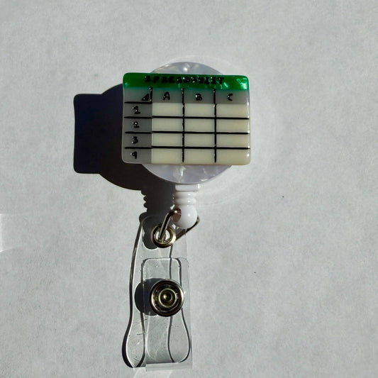 Spreadsheet Badge Reel