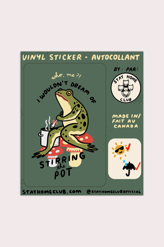 Stirring the Pot Sticker | Waterproof Vinyl Sticker