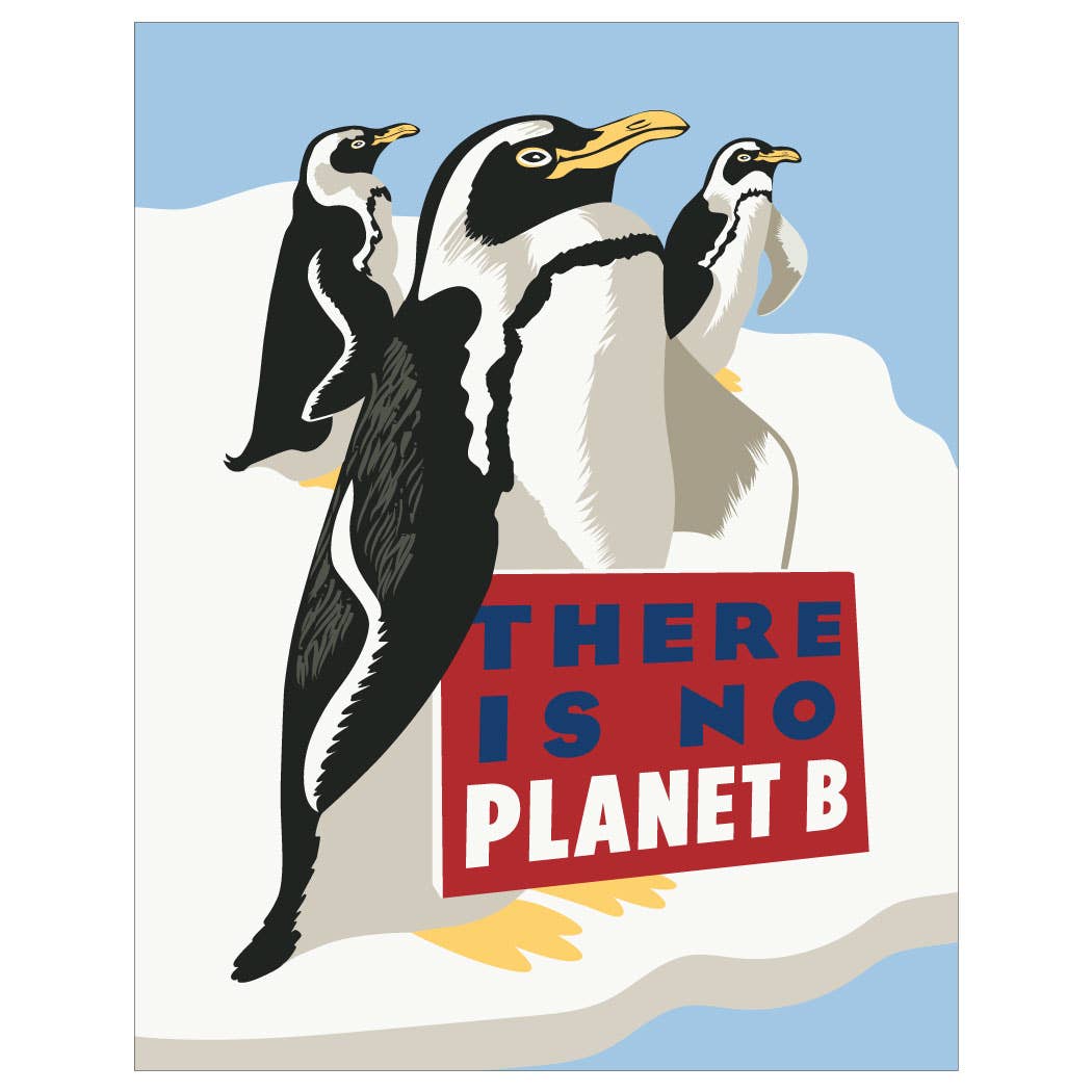 There Is No Planet B Penguins Magnet