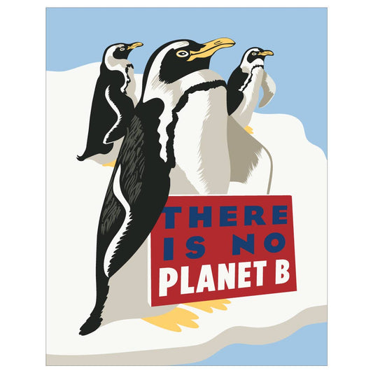 There Is No Planet B Penguins Magnet