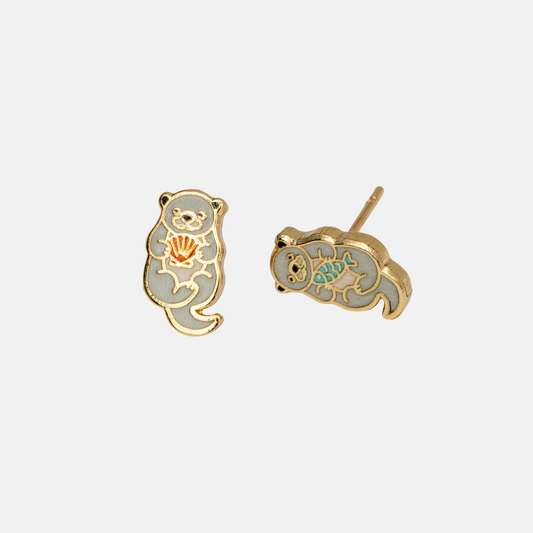 Otters Earrings