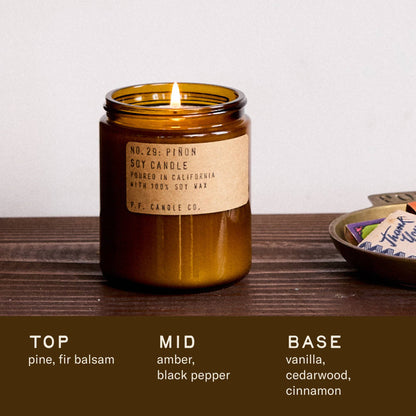 Piñon - 7.2 oz Standard Soy Candle: 7.2 oz