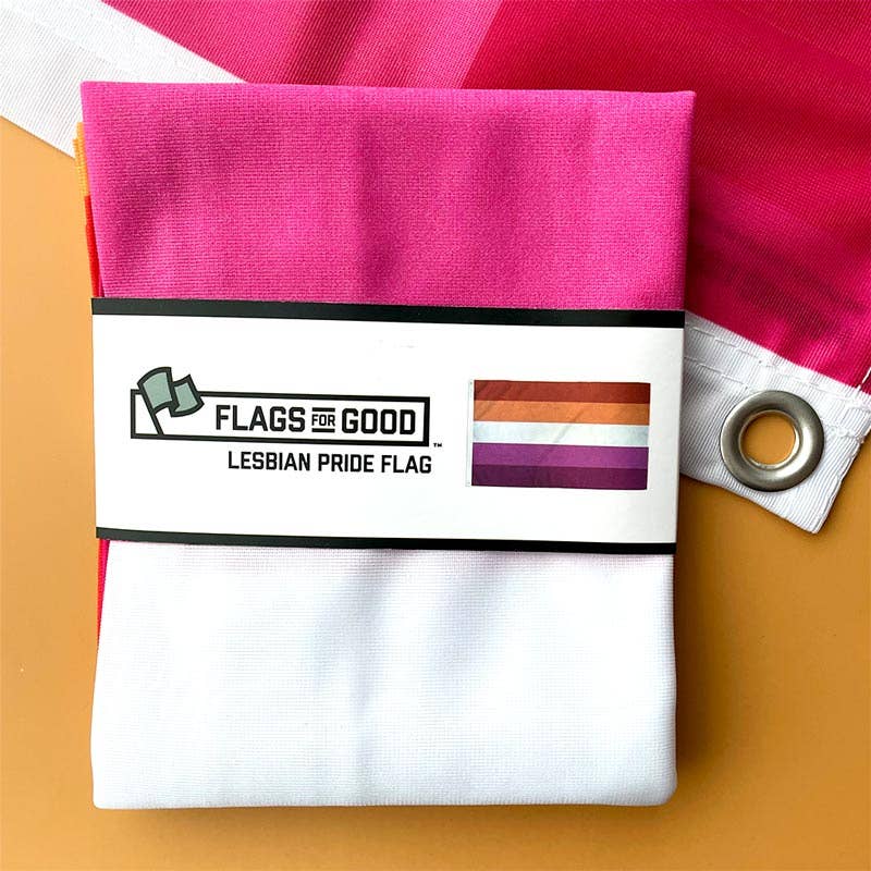 Lesbian Pride Flag: (L) 3ft x 5ft Single Sided