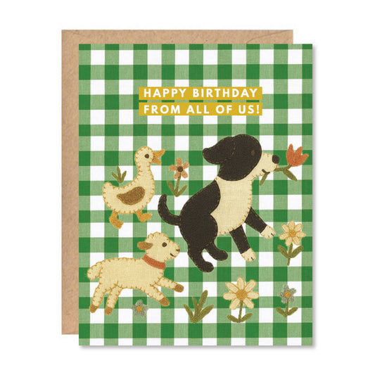 Birthday From All Greeting Card