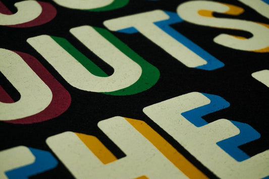 Color Outside The Lines Camp Flag