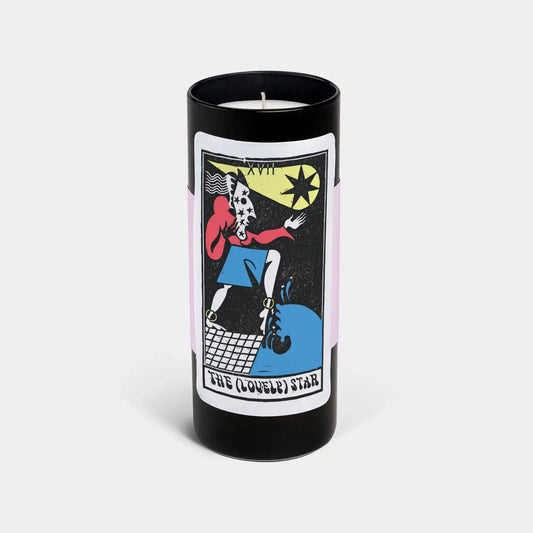 Tarot The (Lovely) Star Candle - 6" Tall & 60 Hr Burn