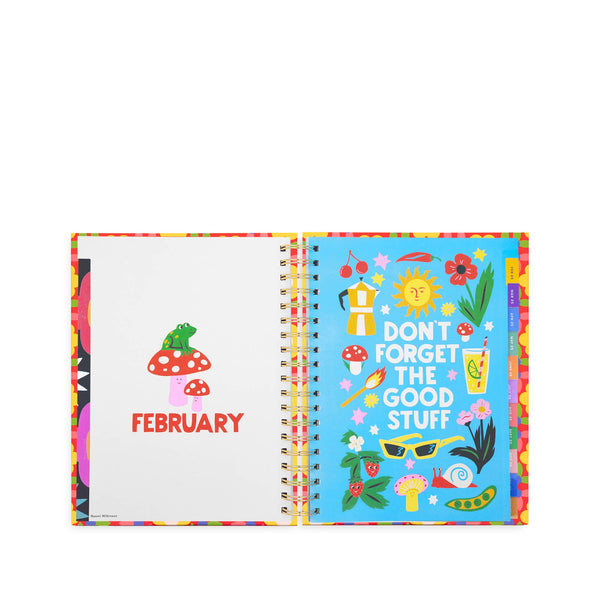 Flower Quilt 12 Month Medium Planner