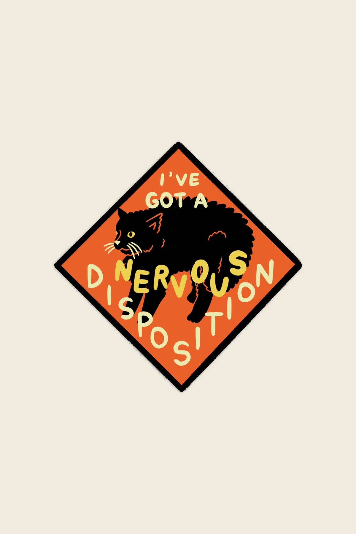 Nervous Disposition Vinyl Sticker