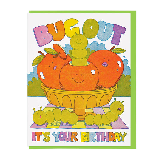 Bug Out Birthday Card