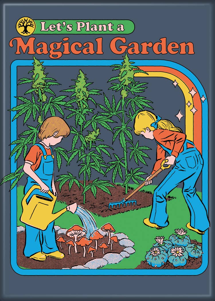Lets Plant a Magical Garden Magnet