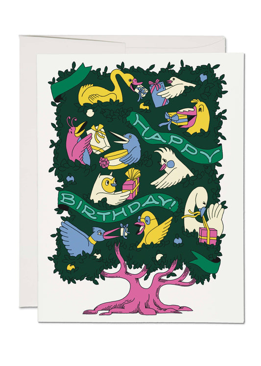 Birthday Birds greeting card