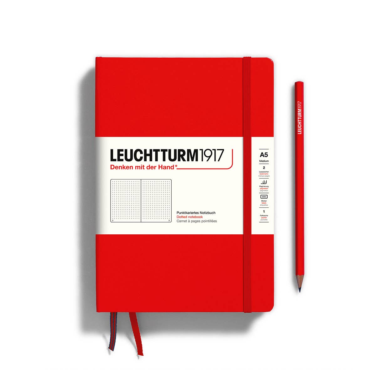 Notebooks - Medium (A5): Ink / Hardcover / Dotted