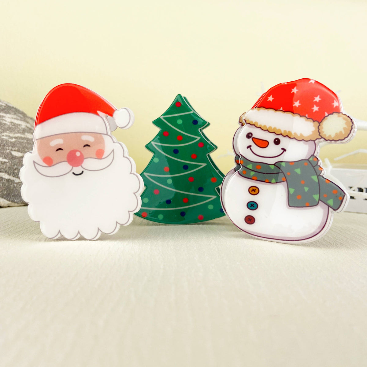 Christmas Tree Hair Claw Clip