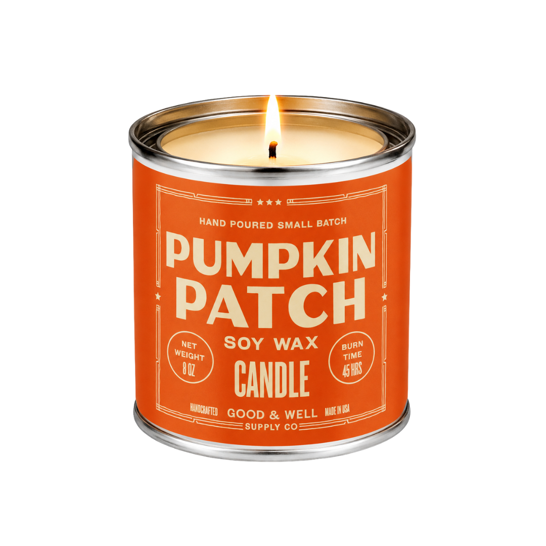 Pumpkin Patch Soy Candle - 1/2 Pint / Cotton Wick