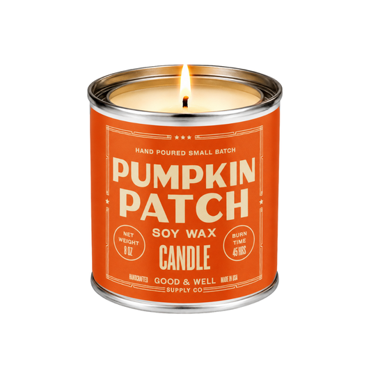 Pumpkin Patch Soy Candle - 1/2 Pint / Cotton Wick