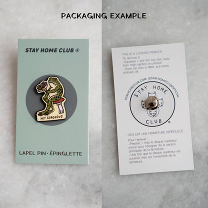 Fowl Pin | Enamel Goose Lapel Pin