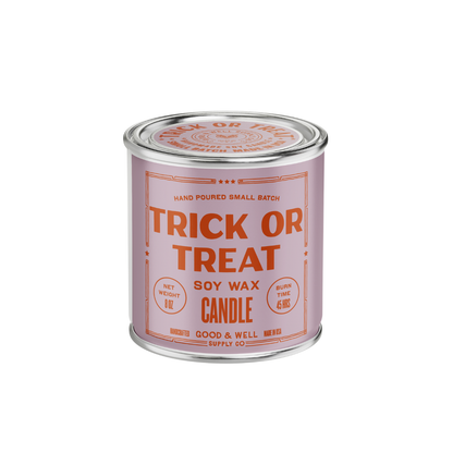 Trick or Treat Soy Candle - 1/2 Pint / Cotton Wick