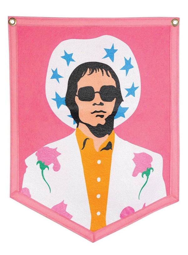 Cowboy Camp Flag • Elton John x Oxford Pennant