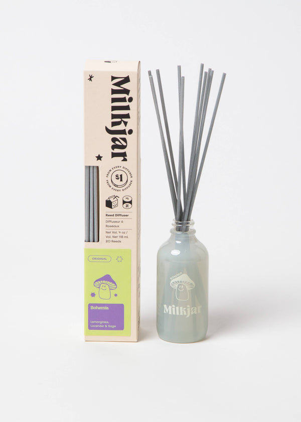 Bohemia - Lemongrass, Lavender & Sage 4oz Reed Diffuser