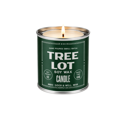 Tree Lot Soy Candle - 1/2 Pint / Cotton Wick