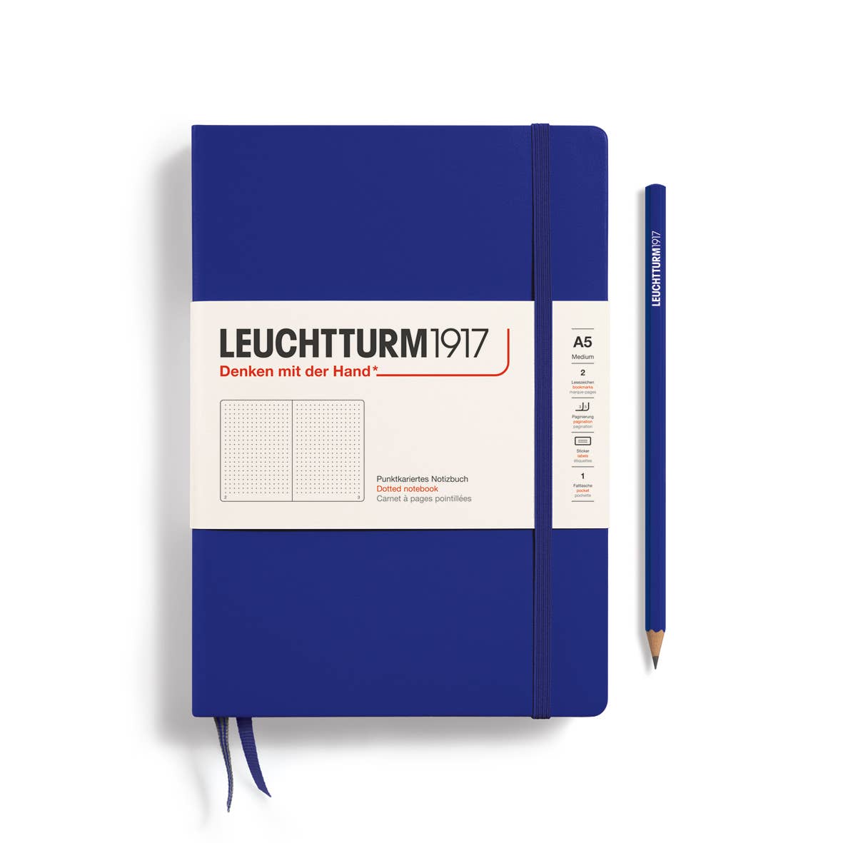 Notebooks - Medium (A5): Ink / Hardcover / Dotted