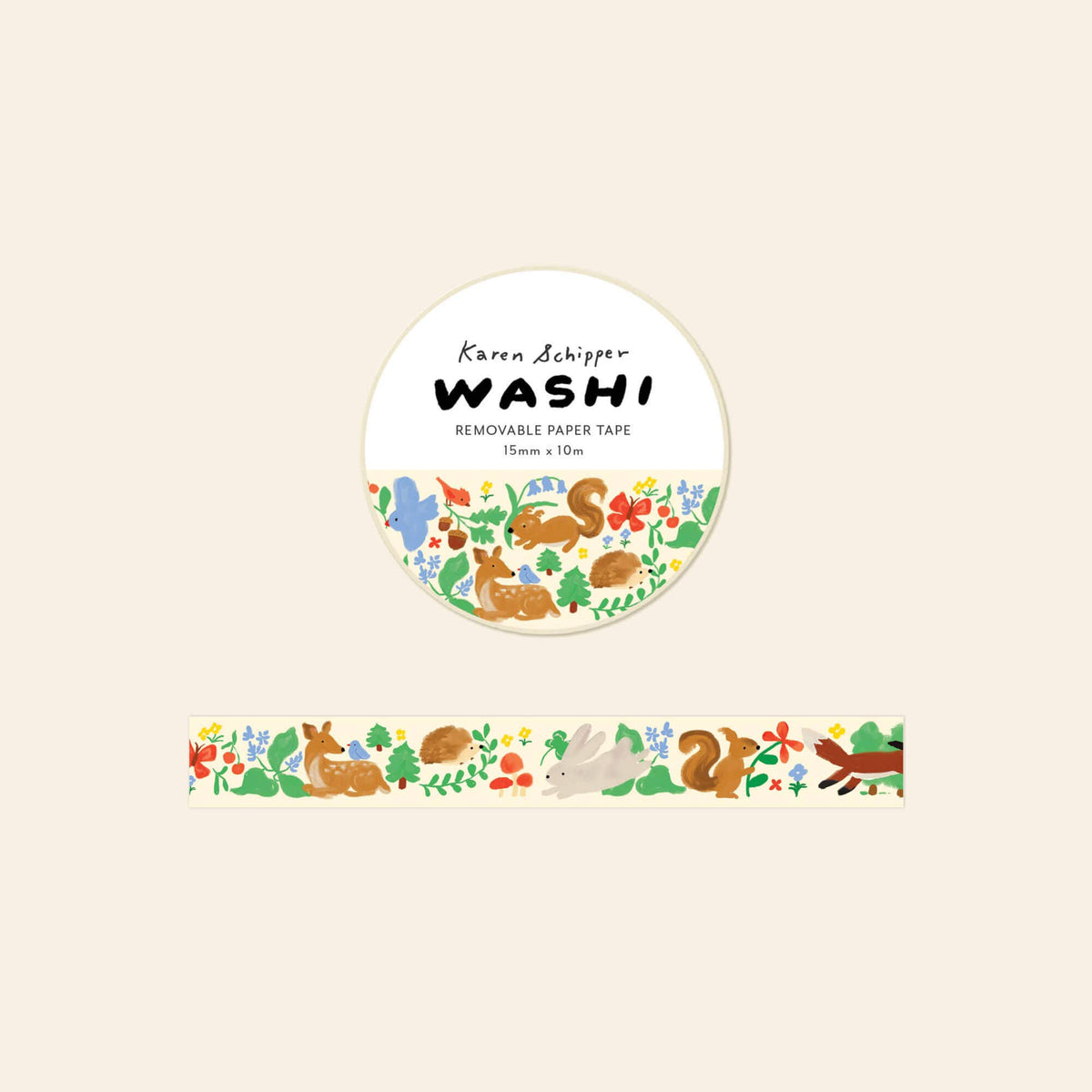 Woodland Washi Tape