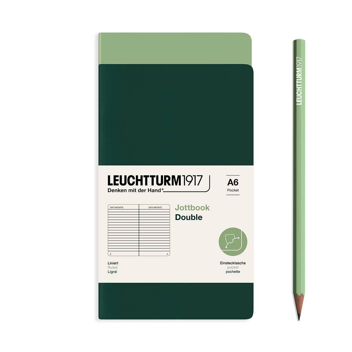 Jottbook A5 - Pack of 2: Lemon & Rising Sun / Medium / Plain
