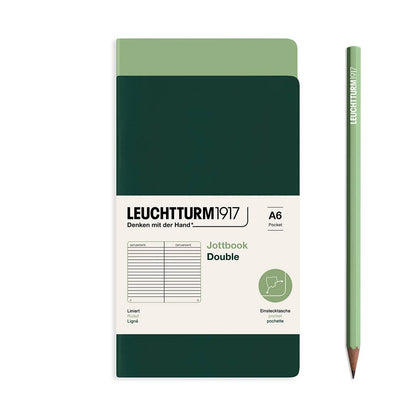 Jottbook A5 - Pack of 2: Lemon & Rising Sun / Medium / Plain