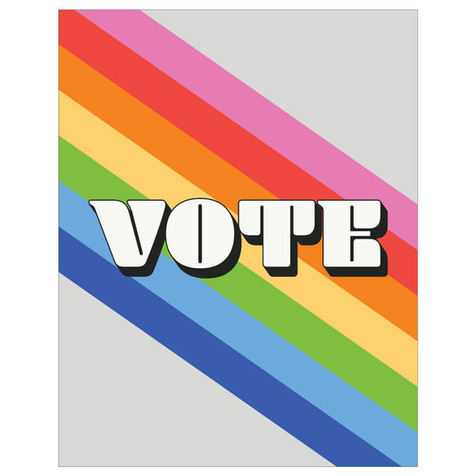 Vote Rainbow Magnet