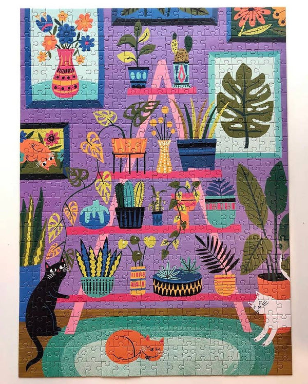 Purrfect Plants 500 Piece Puzzle