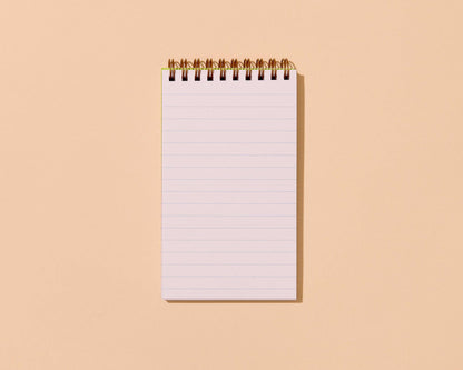 Letterpress Small Spiral Notebook—Coffee Mug