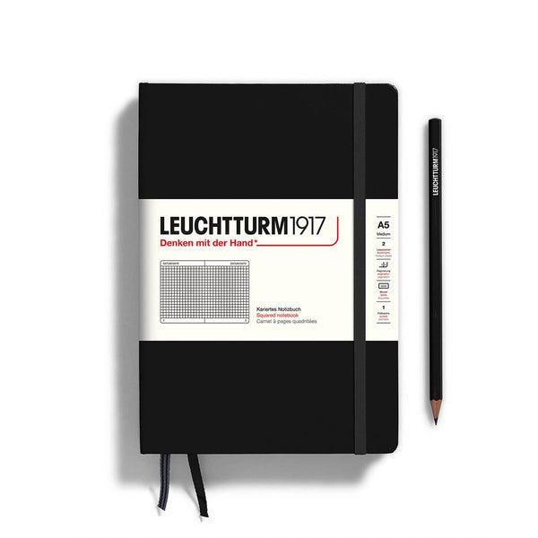 Notebooks - Medium (A5): Ruled / Hardcover / Anthracite