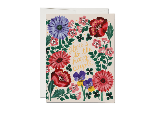 Happy Couple wedding card