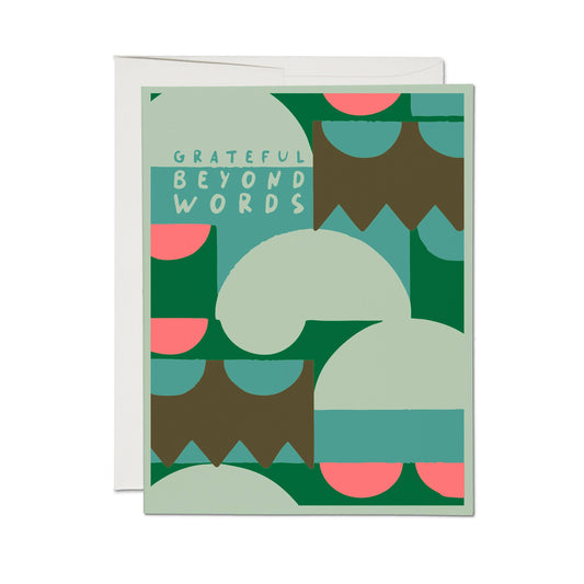Beyond Words greeting card
