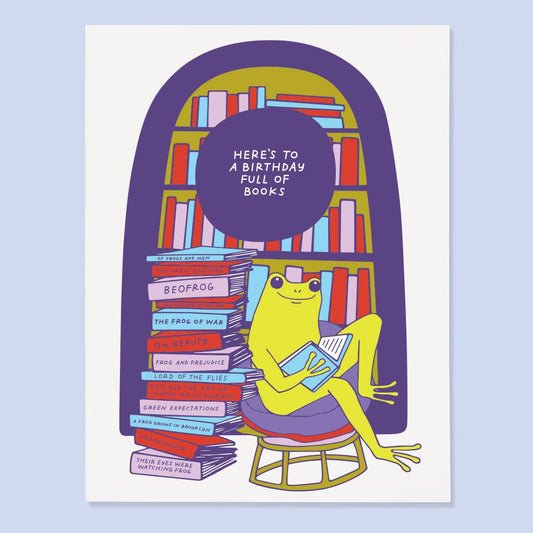 Book Birthday Card