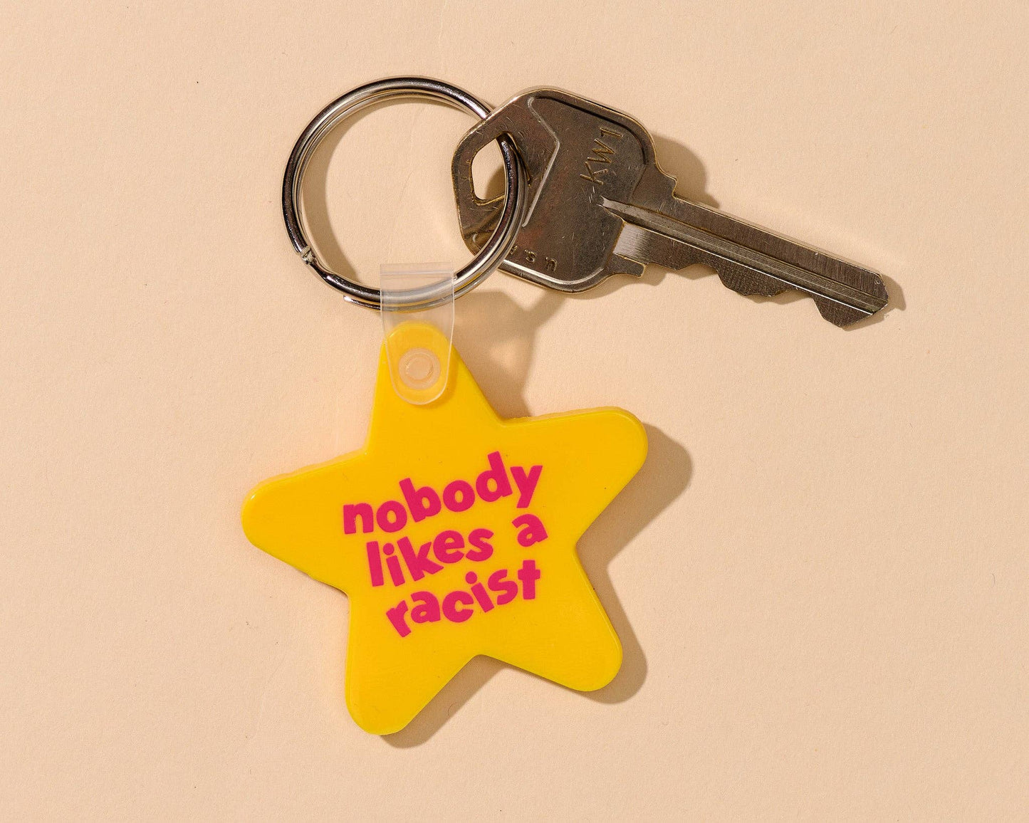 Nobody Likes A Racist PVC Keychain