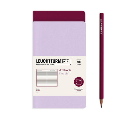 Jottbook A5 - Pack of 2: Lemon & Rising Sun / Medium / Plain