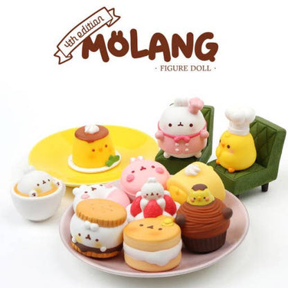 Molang Cafe Dessert Random Figurine Toy Box