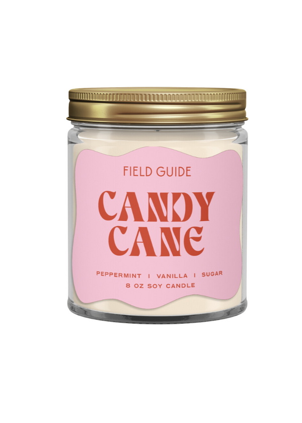 Candy Cane Holiday Soy Candle