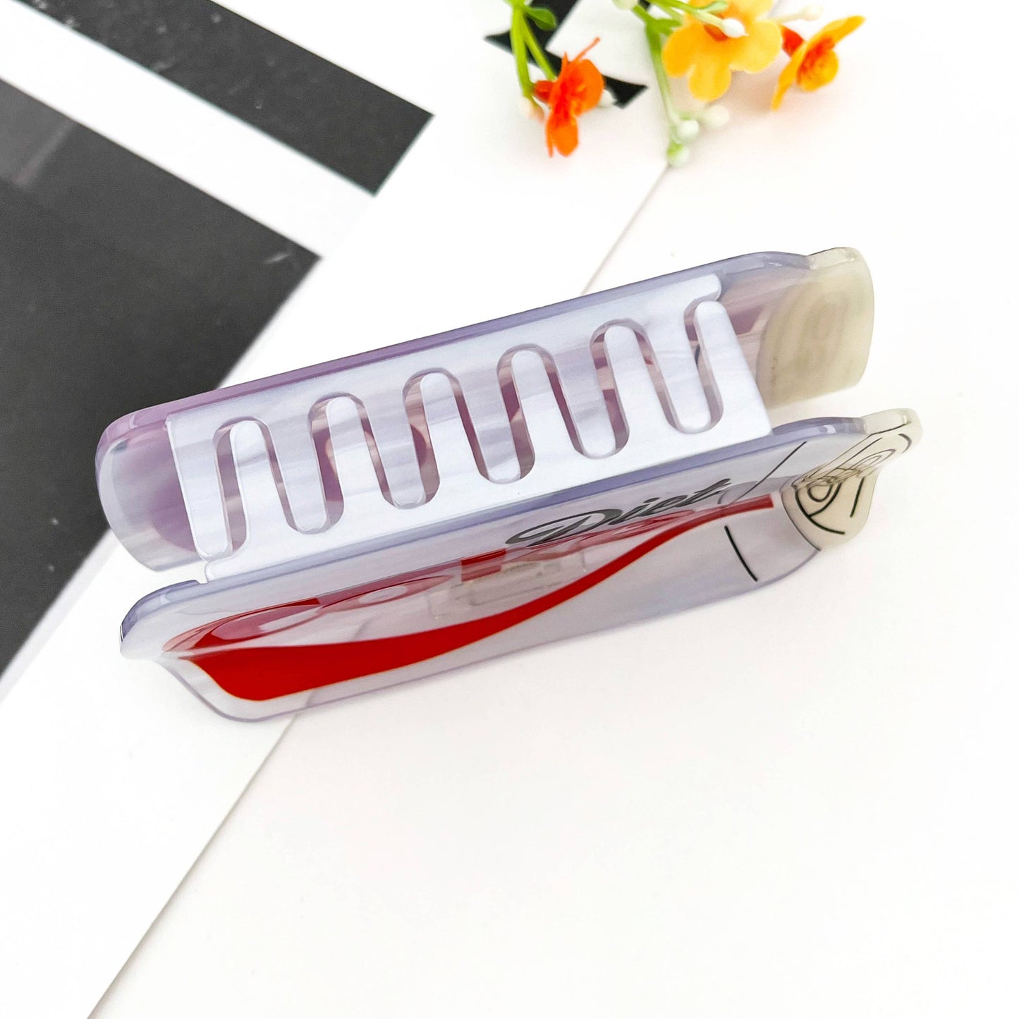 Diet Cola Can Hair Claw Clip