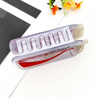 Diet Cola Can Hair Claw Clip