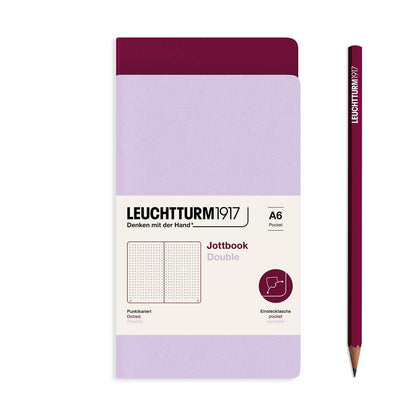Jottbook A5 - Pack of 2: Lemon & Rising Sun / Medium / Plain