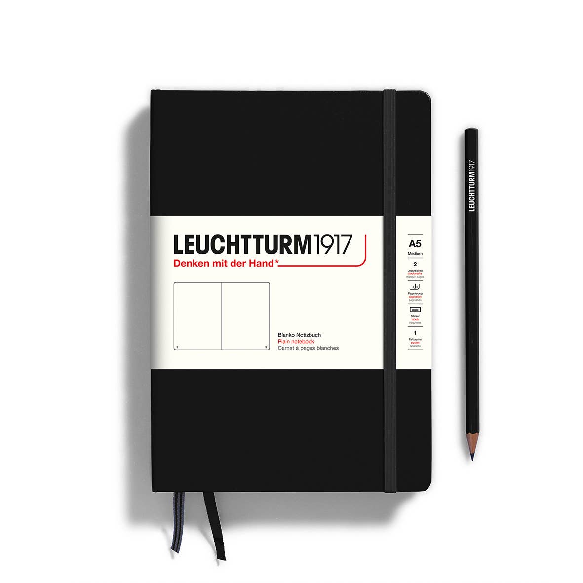 Notebooks - Medium (A5): Ink / Hardcover / Dotted