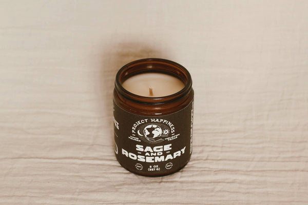 Sage and Rosemary - 8 oz Soy Candle