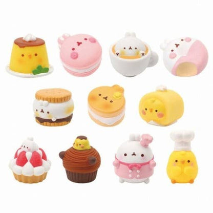 Molang Cafe Dessert Random Figurine Toy Box