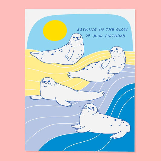 Seal Birthday Card