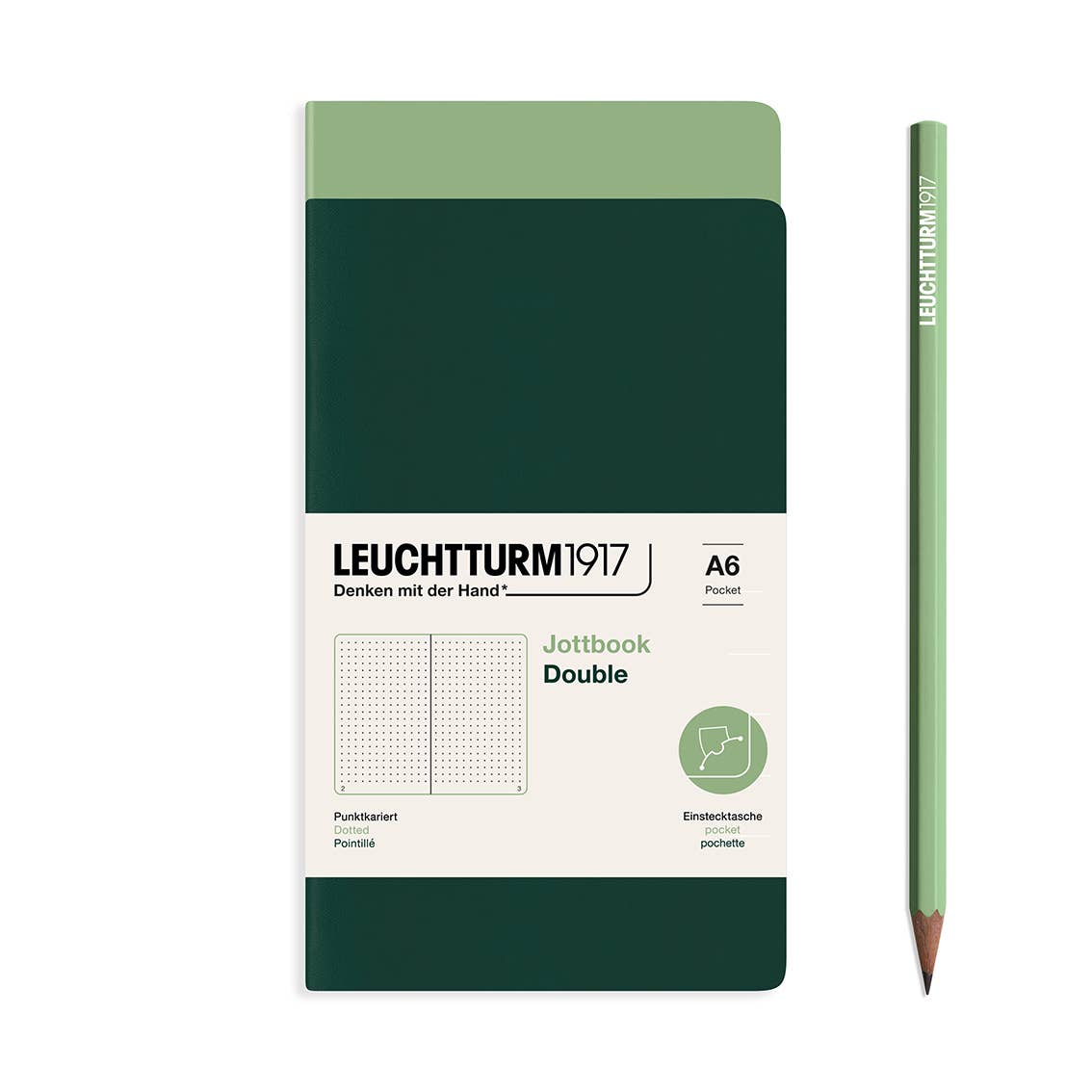 Jottbook A5 - Pack of 2: Lemon & Rising Sun / Medium / Plain