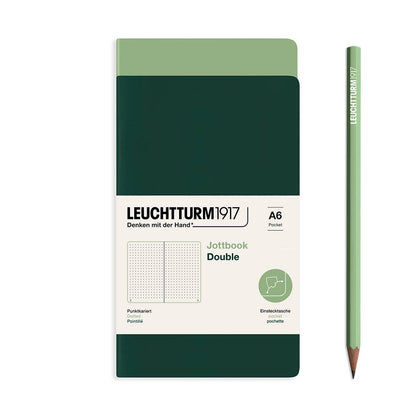 Jottbook A5 - Pack of 2: Lemon & Rising Sun / Medium / Plain